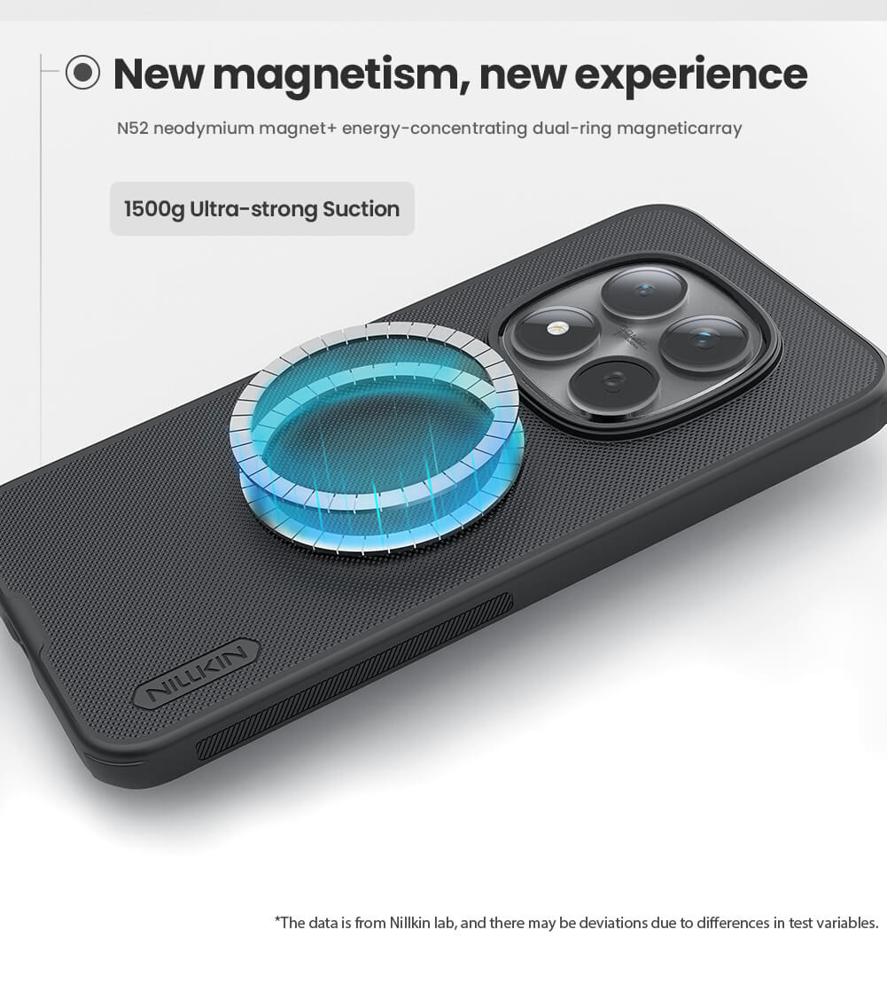 Чехол-крышка NILLKIN для Xiaomi Redmi Note 15 Pro (Chinese version) (серия Frosted shield Pro Magnetic case)